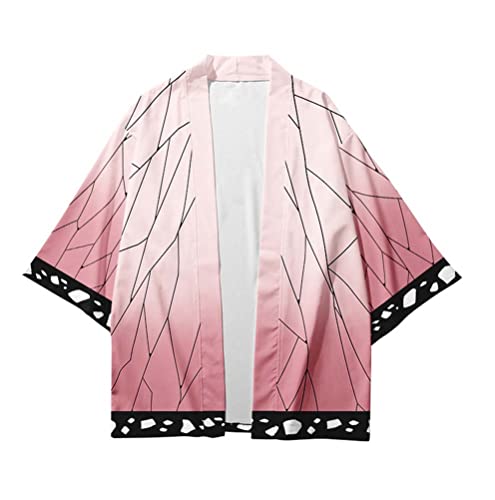 Syqiya Unisex Kanae Kocho Kimono Cosplay Kostüm Umhang Mantel Strickjacke Rosa Herren Damen L Syqiya Unisex Kanae Kocho Kimono Cosplay Kostüm Umhang Mantel Strickjacke Rosa Herren Damen L von Syqiya