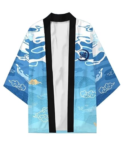 Syqiya Unisex Kimetsu no Yaiba Giyu Tomioka Kimono Cosplay Kostüm Umhang Mantel Strickjacke Color-9 Herren Damen S Syqiya Unisex Kimetsu no Yaiba Giyu Tomioka Kimono Cosplay Kostüm Umhang Mantel Strickjacke Color-9 Herren Damen S von Syqiya