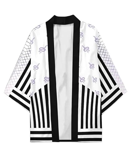Syqiya Unisex Kimetsu no Yaiba Obanai Iguro Kimono Cosplay Costume Cape Coat Cardigan Cloak Color-25 Herren Damen XS Syqiya Unisex Kimetsu no Yaiba Obanai Iguro Kimono Cosplay Costume Cape Coat Cardigan Cloak Color-25 Herren Damen XS von Syqiya