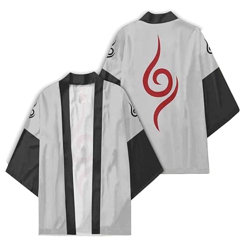 Syqiya Unisex Namikaze Minato Kimono Cosplay Costume Cape Coat Cardigan Cloak Grau Herren Damen XL Syqiya Unisex Namikaze Minato Kimono Cosplay Costume Cape Coat Cardigan Cloak Grau Herren Damen XL von Syqiya