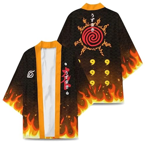 Syqiya Unisex Rikudousennin Uzumaki Kimono Cosplay Kostüm Umhang Mantel Strickjacke Orange Herren Damen XXS Syqiya Unisex Rikudousennin Uzumaki Kimono Cosplay Kostüm Umhang Mantel Strickjacke Orange Herren Damen XXS von Syqiya