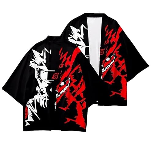 Syqiya Unisex Rikudousennin Uzumaki Kimono Cosplay Kostüm Umhang Mantel Strickjacke Schwarz Herren Damen L Syqiya Unisex Rikudousennin Uzumaki Kimono Cosplay Kostüm Umhang Mantel Strickjacke Schwarz Herren Damen L von Syqiya