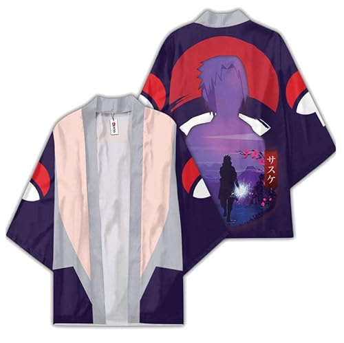 Syqiya Unisex Uchiha Itachi Kimono Cosplay Kostüm Umhang Mantel Strickjacke Lila Herren Damen L Syqiya Unisex Uchiha Itachi Kimono Cosplay Kostüm Umhang Mantel Strickjacke Lila Herren Damen L von Syqiya