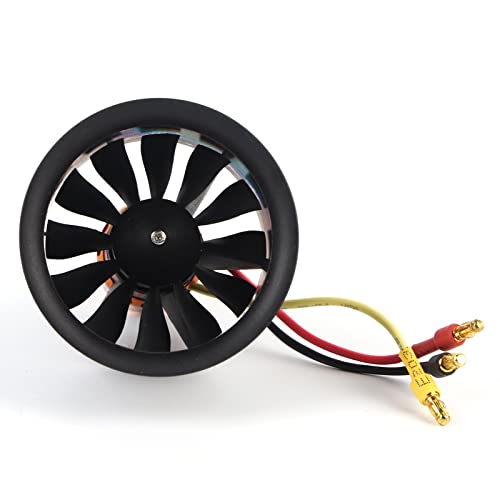 50 -Mm -Lüfter mit Elektrischem Dukten, RC 12 Blätter Bürstenloser Motor für RC -Flugzeuge, Aluminiumlegierung+Kunststoff+Kupfer, Stabilere Gute Aerodynamik, QF2611 (Gegen den 50 -Mm -Lüfter mit Elektrischem Dukten, RC 12 Blätter Bürstenloser Motor für RC -Flugzeuge, Aluminiumlegierung+Kunststoff+Kupfer, Stabilere Gute Aerodynamik, QF2611 (Gegen den von Syrisora
