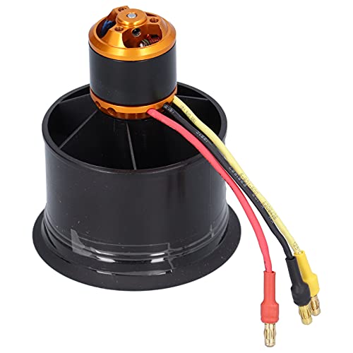 50 -Mm -Lüfter mit Elektrischem Dukten, RC 12 Blätter Bürstenloser Motor für RC -Flugzeuge, Aluminiumlegierung+Kunststoff+Kupfer, Stabilere Gute Aerodynamik, QF2611 (Im 50 -Mm -Lüfter mit Elektrischem Dukten, RC 12 Blätter Bürstenloser Motor für RC -Flugzeuge, Aluminiumlegierung+Kunststoff+Kupfer, Stabilere Gute Aerodynamik, QF2611 (Im von Syrisora