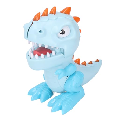 Dinosaurier -Zähnespielspielzeug, Lustiges Bissiges Fingerspiel für mit Lichtern und Klängen, Ideal Als Familienbindung (Blau) von Syrisora