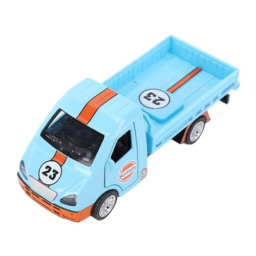 Syrisora 1:32 Skala Legierung Truck Model Spielzeugbatterie Batterie Batterie mit Boy Truck Auto Modell LKW Auto Spielzeugfahrzeug -Geburtstagstorte Backdekoration für Kinder oder (Blau) von Syrisora