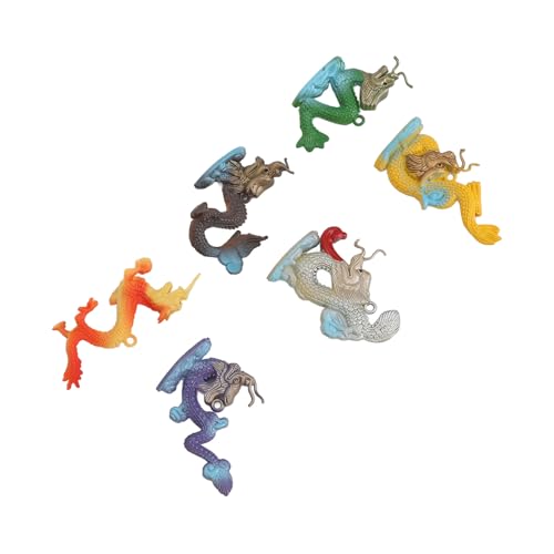 Syrisora ​​30 Stück Drachenornamente, Simulierte Drachenfigur, DIY-Szene, Modell, Heimdekoration, Zubehör für Puppenhaus von Syrisora