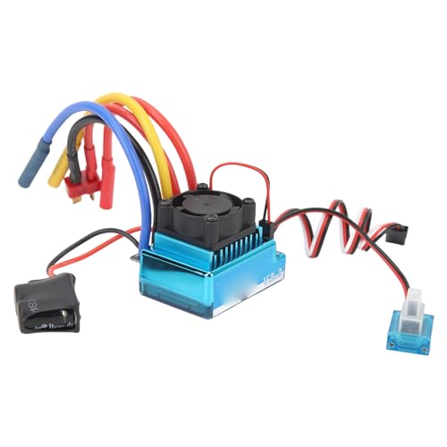 Syrisora ​​45A RC ESC Blauer Bürstenloser Elektronischer Geschwindigkeitsregler Wasserdicht Leistungsstark mit 5,8V3A BEC T-Stecker für RC-Car-Boot von Syrisora