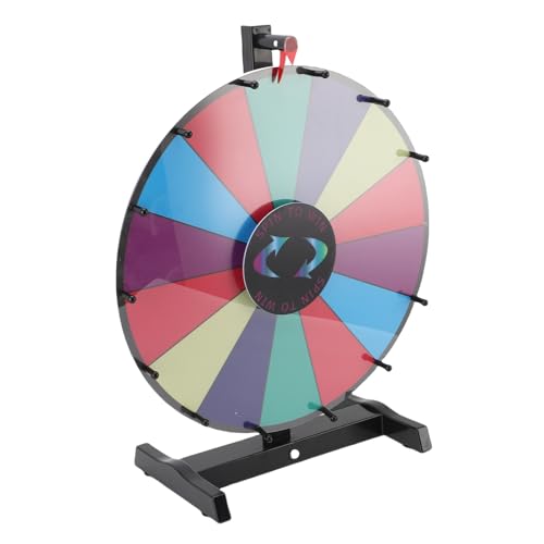 Syrisora Aluminiumlegierung Preisträger, Interactive Lobable Fortune Spin Wheel, Vielseitig für Event Party Game Syrisora Aluminiumlegierung Preisträger, Interactive Lobable Fortune Spin Wheel, Vielseitig für Event Party Game von Syrisora