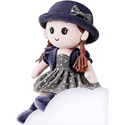 Syrisora Baby Girl Rag Doll Weiche Plüschpuppe Gefüllte Puppe Niedliche Prinzessin Puppe Ragdoll Spielzeug Dekoration für Kinderzimmer (B) von Syrisora