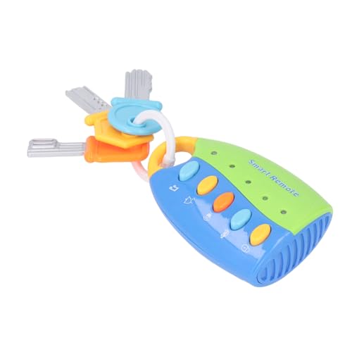 Syrisora ​​Fernschlüsselspielzeug, Simulation, Pädagogisches, Multifunktionales Baby-Autoschlüsselspielzeug mit Musiklicht für Kleinkinder von Syrisora