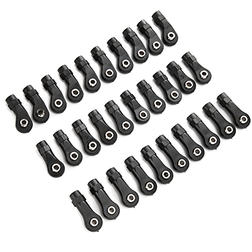 Hochpräzises, Leichtes 30 Stück Verbindungs Stangen Endset für 1/10 RC Auto Kugeln Joint Head, Geeignet für -4 1/10 RC Car von Syrisora