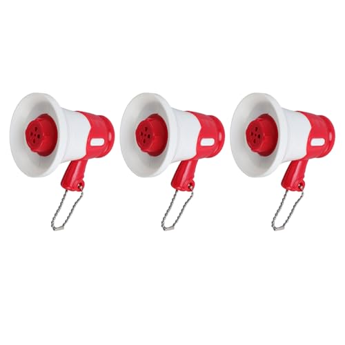 Syrisora Mini Megaphone Spielzeug, Lustige Musiklautsprecher Keychain mit Eingebauten Liedern, Rollenspiele Tun, Als Spiele -Spiele -Requisite für, Leicht zu Tragen und zu Spielen mit von Syrisora