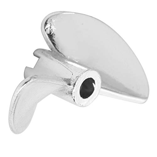 Syrisora Propeller mit 2 Flügeln für RC-Boot, 35 mm, geeignet für FeiLun FT016 FT007 FT012 FT009 FT011 FT010 FT016 (Silber S) von Syrisora