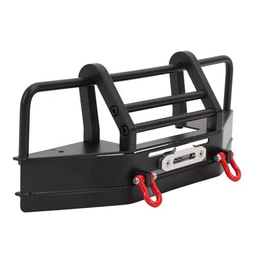 Syrisora ​​RC Car Bumper Axial SCX10 1/10 Schlagfestigkeit Haltbarkeit RC Car Frontstoßstange mit Anhängerschnalle von Syrisora