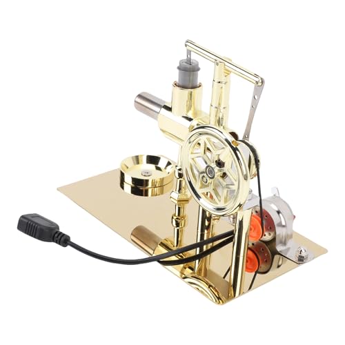 Syrisora Stirling Motormodell mit LED Light HOT Air Power Generator Motor Modell Teaching Kit für Erwachsene Desktop Ausbildung Spielzeugausbildung Experiment Studenten von Syrisora