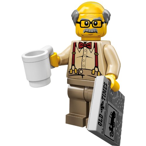 LEGO 71001 - Minifigur Großvater aus Sammelfiguren-Serie 10 von LEGO