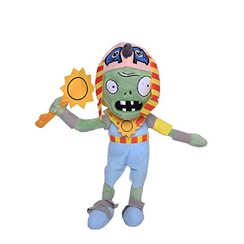 Pflanzen Vs Zombies Plüschtiere, Spiel Zombies gegen Pflanzen Gefüllte Puppen, Weichspielzeug für Kuscheltiere Kinder Tolles Geschenk 30cm (S) von Syuooo