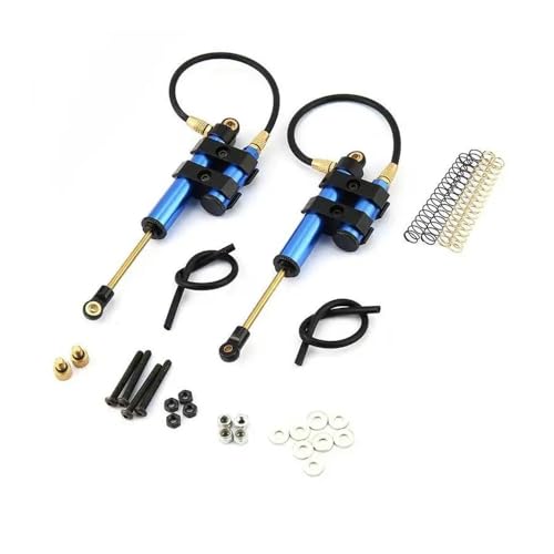 2pcs 100 -mm -Unterdruckschockdämpfer mit internem Federöldämpfer, kompatibel mit 110 -Skala -RC -Autos, ähnlich wie bei Wraith -Upgrade -Teilen(Blue) von Sywchrf