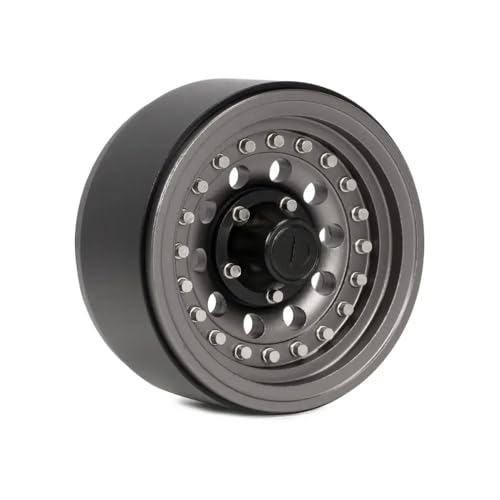 4pcs 1. 9 Zoll Aluminium Beadlock Wheel Felgen Hub kompatibel mit 1 10 -Skala -RC -Crawler -Autos wie TRX6 RR10 VS4 BRX01 -Element TF2 und ähnlichen Modellen(1PCS Gray) von Sywchrf