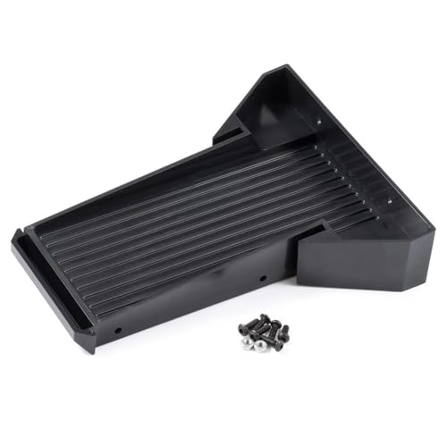 Sywchrf 10 1/10 Skala Crawler Chassis RC Abs geformtes Bett kompatibel mit dem Körper Wagenstil(Bed Black) von Sywchrf