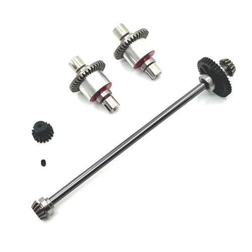 Sywchrf Differential -Metall -Upgrade von Getriebebaugruppe kompatibel mit 1 18 Skala A949 A959 A969 A979 K929 RC -Autos(Dark Grey) von Sywchrf