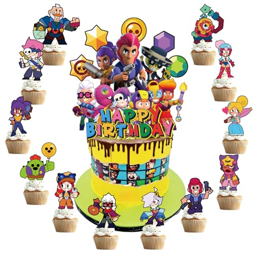 25 Stück Tortendekoration Geburtstag, Toppers für Kuchen, Tortendekoration zum Geburtstag des Fans 25 Stück Tortendekoration Geburtstag, Toppers für Kuchen, Tortendekoration zum Geburtstag des Fans von SyxhHzm