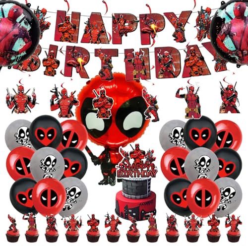 53pcs Birthday Decoration, Balloons Birthday Set, Deko Geburtstag Kinder, Geburtstag Party Set Kinder, Spiraldekorationen Kuchendeckel Banner Ballons, Children's Birthday Party Decoration 53pcs Birthday Decoration, Balloons Birthday Set, Deko Geburtstag Kinder, Geburtstag Party Set Kinder, Spiraldekorationen Kuchendeckel Banner Ballons, Children's Birthday Party Decoration von SyxhHzm