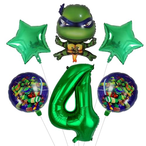 6 Stück Geburtstags Deko,Geburtstagsdeko 4 Jahre, Kindergeburtstag Deko, Folienballon Geburtstagsparty-Deko Set,Party für den Geburtstag von Mädchen und Jungen 6 Stück Geburtstags Deko,Geburtstagsdeko 4 Jahre, Kindergeburtstag Deko, Folienballon Geburtstagsparty-Deko Set,Party für den Geburtstag von Mädchen und Jungen von SyxhHzm