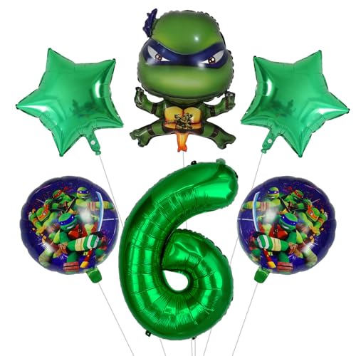 6 Stück Geburtstags Deko,Geburtstagsdeko 6 Jahre, Kindergeburtstag Deko, Folienballon Geburtstagsparty-Deko Set,Party für den Geburtstag von Mädchen und Jungen 6 Stück Geburtstags Deko,Geburtstagsdeko 6 Jahre, Kindergeburtstag Deko, Folienballon Geburtstagsparty-Deko Set,Party für den Geburtstag von Mädchen und Jungen von SyxhHzm