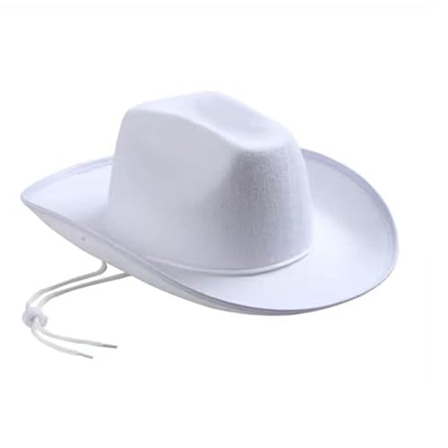 Cowboyhut für Erwachsene, Western-Kostüm-Zubehör, Unisex, für Damen und Herren, Sheriff, Rodeo, Party, Festival, Halloween, Cowboy-Dress Up, Einheitsgröße Cowboyhut für Erwachsene, Western-Kostüm-Zubehör, Unisex, für Damen und Herren, Sheriff, Rodeo, Party, Festival, Halloween, Cowboy-Dress Up, Einheitsgröße von Syzplnwy