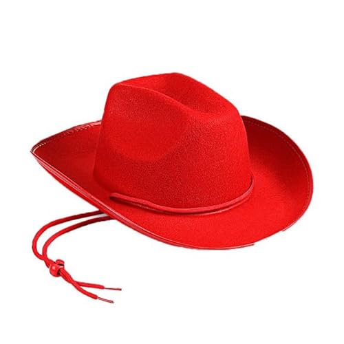 Cowboyhut für Erwachsene, Western-Kostüm-Zubehör, Unisex, für Damen und Herren, Sheriff, Rodeo, Party, Festival, Halloween, Cowboy-Dress Up, Einheitsgröße Cowboyhut für Erwachsene, Western-Kostüm-Zubehör, Unisex, für Damen und Herren, Sheriff, Rodeo, Party, Festival, Halloween, Cowboy-Dress Up, Einheitsgröße von Syzplnwy