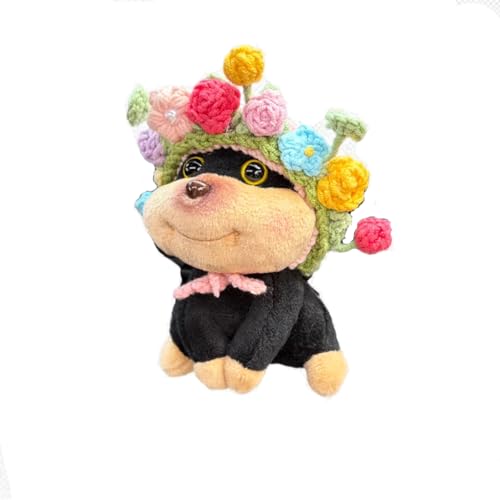Syzplnwy Floral Bee Puppy Car Decor: Vent Clip Auto Accessory Gift for Pet Lovers, Car Owners von Syzplnwy