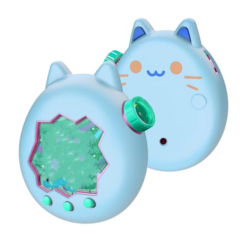 1 Stück weiche Silikonhülle für Tamagotchi Paradise, elektronische Haustier-Spielkonsole, waschbare Schutzhülle, rutschfeste Spielkonsole-Hülle, Zubehör (nur Hülle) (Blue) von Szaerfa
