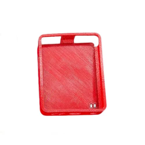 Schutzhülle Cover für GKD Pixel 2,TPU Flexible 3D gedruckte Hülle Schutzhülle für Retro Handheld Spielkonsole Zubehör, Anti-Scratch (Klar Rot) von Szaerfa