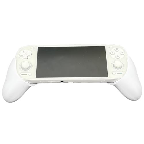 Szaerfa Konsolengriff Schutzhülle für Retroid Pocket 5,3D Gedruckter Spielcontroller Verlängerungsgriff,Pocket 5 Spielkonsolenzubehör,Ergonomisches Design (Weiß) von Szaerfa