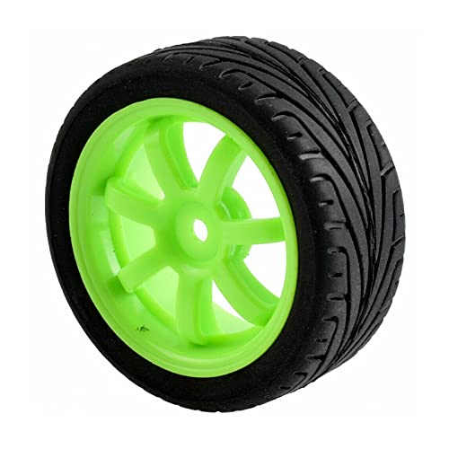 Szwaldaper 4 STÜCKE Grip Reifen Rad, for HSP, for HPI, 1/10 1:10 On-Road Speed ​​Car RC 9005-8010 RC-Autoreifen(9005G-8010) von Szwaldaper