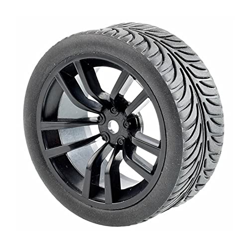 Szwaldaper 4 STÜCKE Grip Reifen Rad, for HSP, for HPI Racing, 1/10 1:10 On-Road Car RC Rim02-8007 RC-Autoreifen(Rim02H-8007) von Szwaldaper