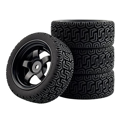 Szwaldaper 4 STÜCKE Grip Reifen Radeinsatz Schwamm, for HPI, for Tamiya, 1/10 1:10 Tourenwagen RC 6030-8014 RC-Autoreifen(6030B-8014) von Szwaldaper