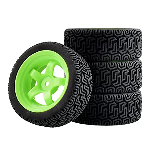 Szwaldaper 4 STÜCKE Grip Reifen Radeinsatz Schwamm, for HPI, for Tamiya, 1/10 1:10 Tourenwagen RC 6030-8014 RC-Autoreifen(6030G-8014) von Szwaldaper