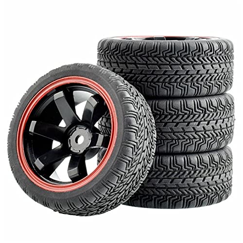 Szwaldaper 4 STÜCKE Rad Reifen Einsatz Schwamm, for HSP, 1/10 1:10 On-Road Car RC 701A-8006 RC-Autoreifen von Szwaldaper