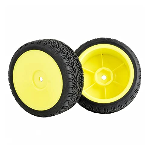 Szwaldaper 4 STÜCKE Rad Reifen Einsatz Schwamm, for HSP, 1/10 1:10 On-Road Car RC 9071-8006 RC-Autoreifen(Yellow Wheel) von Szwaldaper
