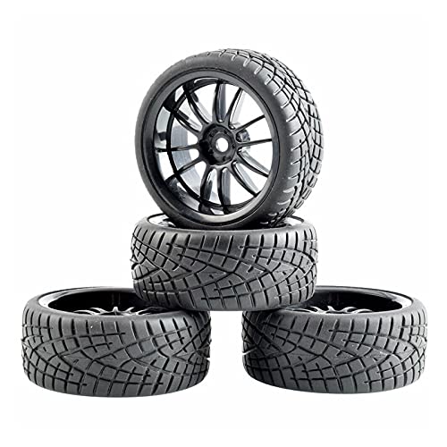 Szwaldaper 4 STÜCKE Speed ​​Tires Einsatz Schwamm Rad, for HSP, 1/10 1:10 Tourenwagen RC 6031-8001 RC-Autoreifen(6031H-8001) von Szwaldaper
