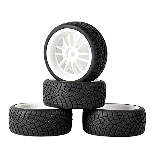 Szwaldaper 4 STÜCKE Speed ​​Tires Einsatz Schwamm Rad, for HSP, 1/10 1:10 Tourenwagen RC 6031-8001 RC-Autoreifen(6031W-8001) von Szwaldaper