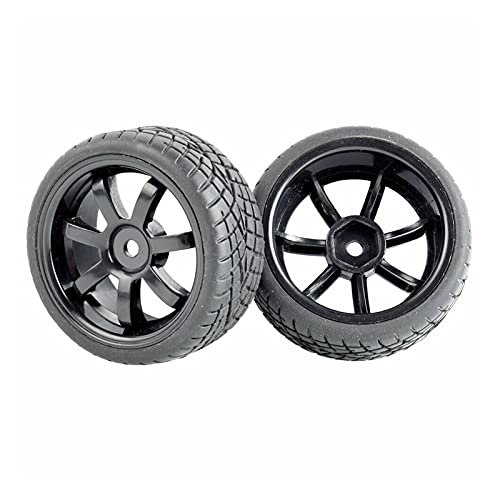 Szwaldaper 4 STÜCKE Speed ​​Tires Insert Schwamm Rad, for HSP, 1/10 1:10 Tourenwagen RC 9005-8001 RC-Autoreifen(9005B-8001) von Szwaldaper