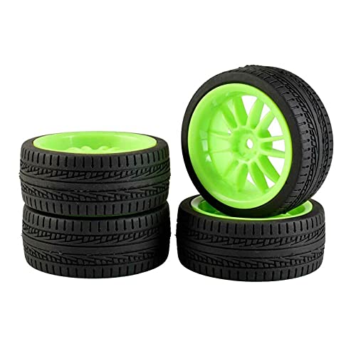 Szwaldaper 4 STÜCKE Speed ​​Tires Radeinsatz Schwamm, for HSP, for HPI, 1/10 1:10 On-Road Car RC 6031-6093 RC-Autoreifen(6031G-6093) von Szwaldaper
