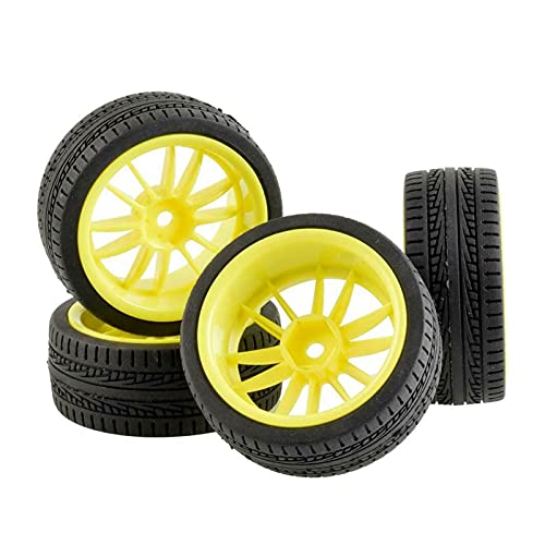 Szwaldaper 4 STÜCKE Speed ​​Tires Radeinsatz Schwamm, for HSP, for HPI, 1/10 1:10 On-Road Car RC 6031-6093 RC-Autoreifen(6031Y-6093) von Szwaldaper