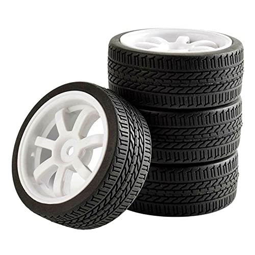 Szwaldaper 4 STÜCKE Speed ​​Tires Radeinsatz Schwamm, for HSP, for HPI, 1/10 1:10 Tourenwagen RC 9005-6091 RC-Autoreifen(9005W-6091) von Szwaldaper