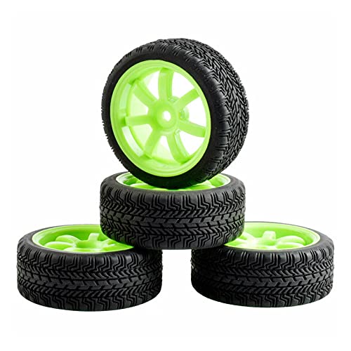 Szwaldaper 4-teilige Radreifen, for HSP, for HPI, 1/10 1:10 On-Road Car RC 9005-8006 Einsatzschwamm RC-Autoreifen(9005G-8006) von Szwaldaper